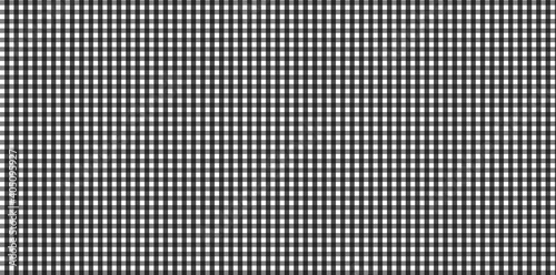 Horizontal black and white Gingham pattern Texture from rhombus/squares for - plaid, clothes, shirts, dresses, paper, bedding, blankets, quilts and other textile products. Vector illustration