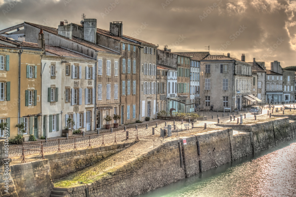 Saint Martin de Ré, France, HDR Image