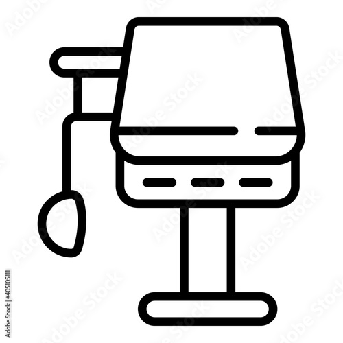 Care ventilator medical machine icon. Outline care ventilator medical machine vector icon for web design isolated on white background