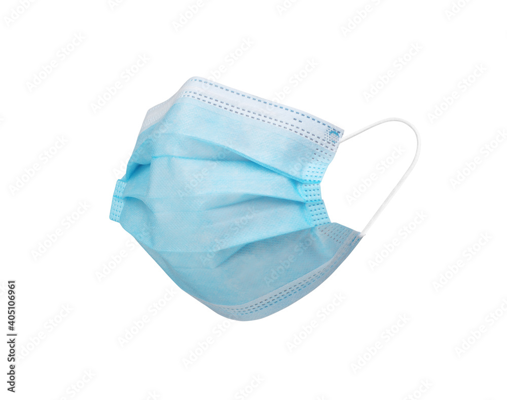 Medical mask isolated on white Medical mask isolated on white