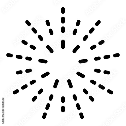 Firework rockets icon. Outline firework rockets vector icon for web design isolated on white background