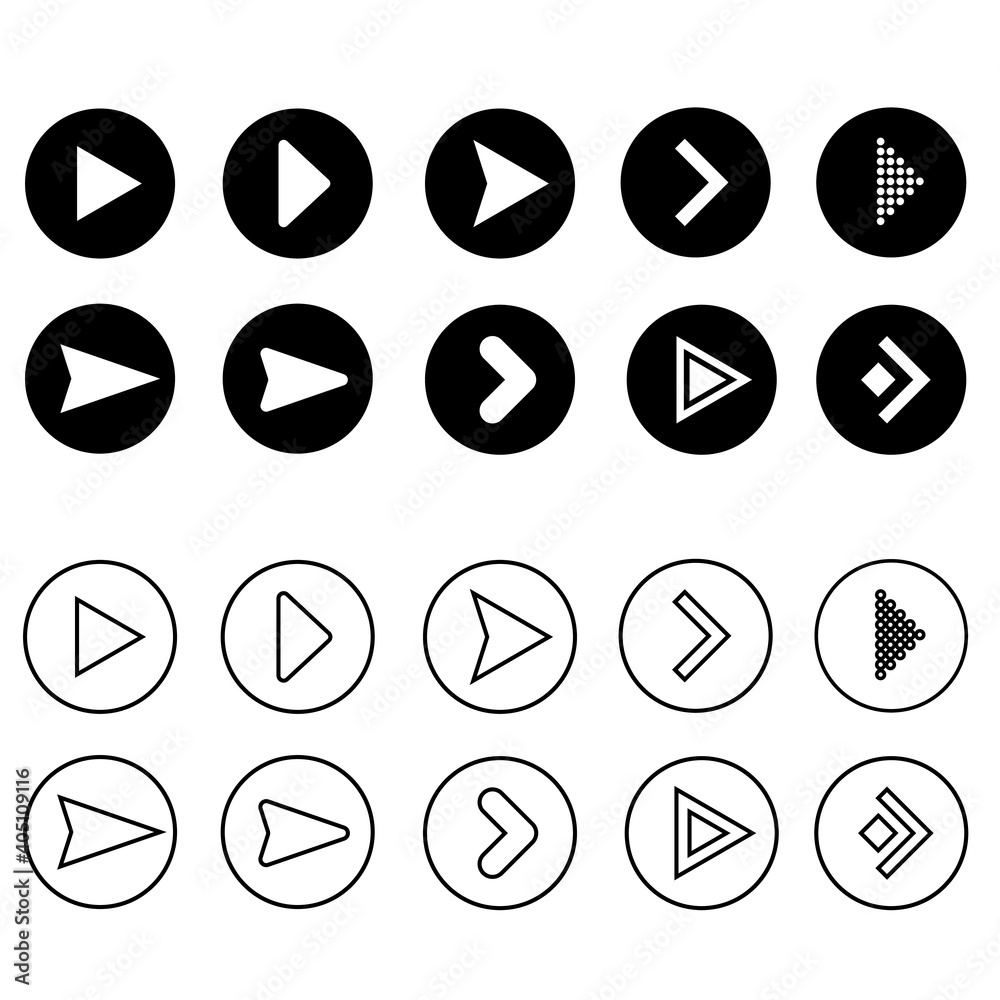 Arrow sign icon vector set. next illustration sign collection. website symbol. Arrow sign icon vector set. next illustration sign collection. website symbol.
