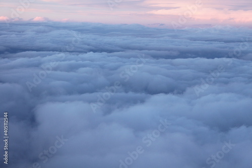 over clouds 