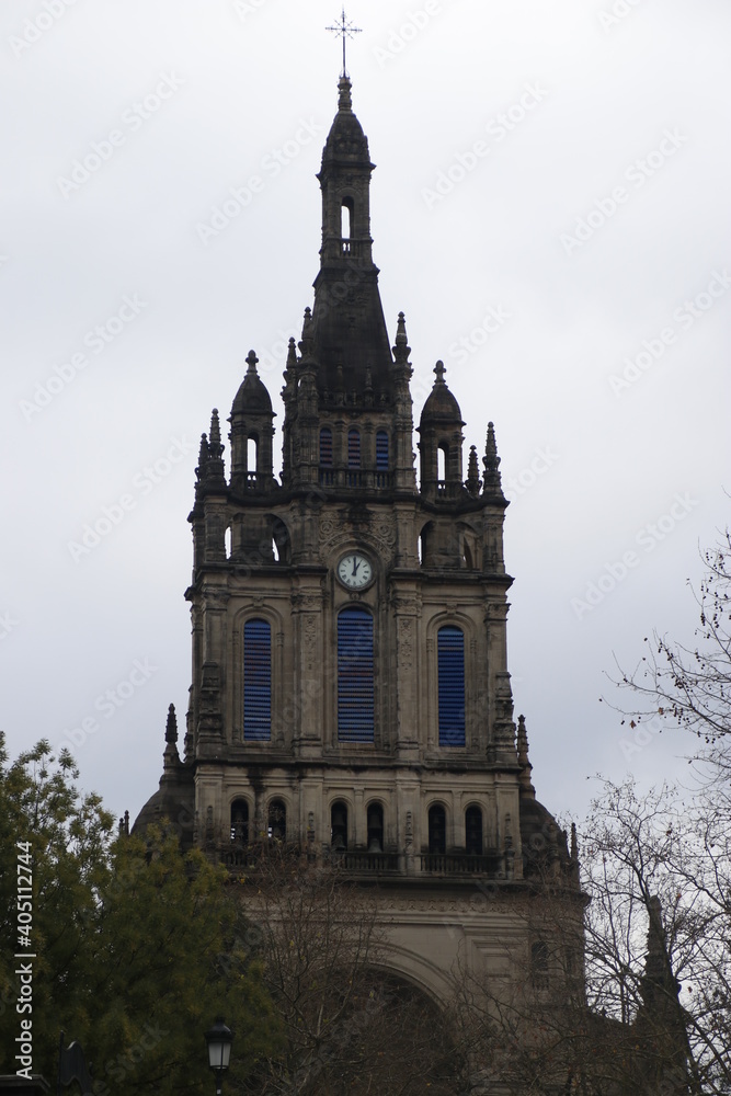 Church in the city of Bilbao