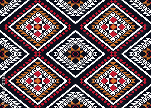 Geometric ethnic pattern traditional Design for background,carpet,wallpaper,clothing,wrapping,batik,fabric,sarong