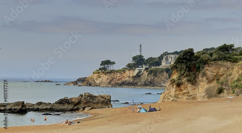 Canvas Print plage de la Baule et de Pornichet