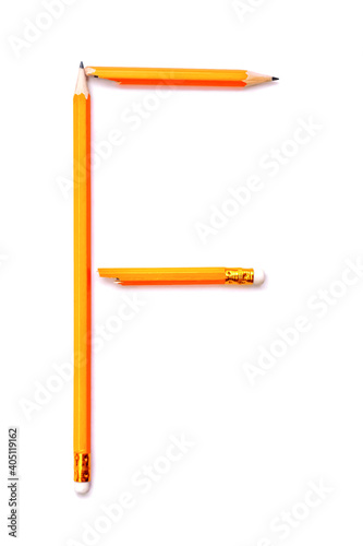 Alphabet symbol - letter F 