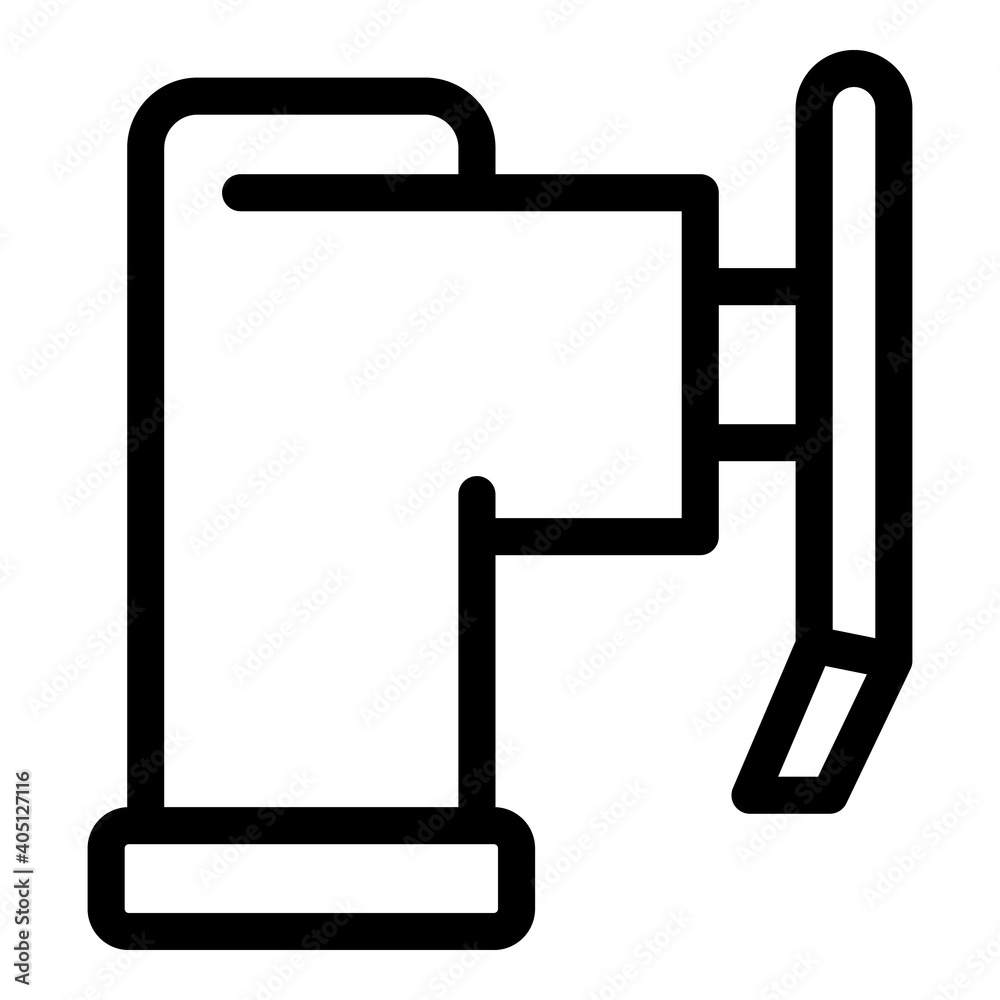 Pipe system icon. Outline pipe system vector icon for web design isolated on white background Pipe system icon. Outline pipe system vector icon for web design isolated on white background