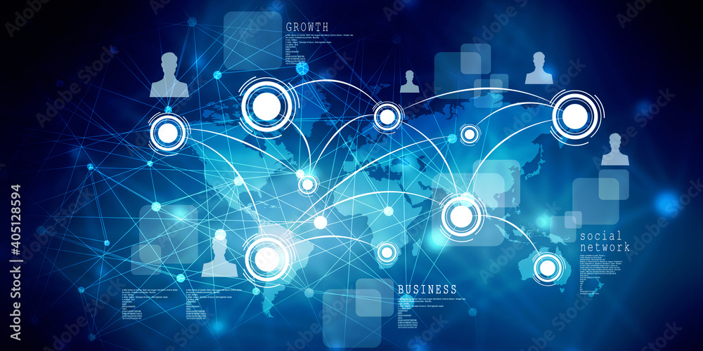 2d illustration Business Network concept
2d illustration Business Network concept