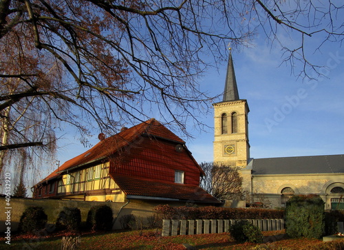 Картината върху платно Kirche in Heudeber im Harz