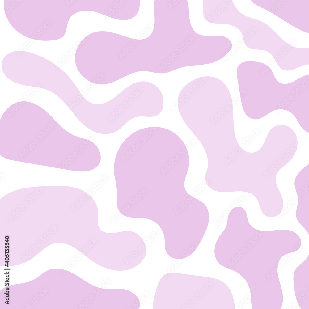 Violet rounded shapes background. Organic forms. Vector illustration, flat design Violet rounded shapes background. Organic forms. Vector illustration, flat design