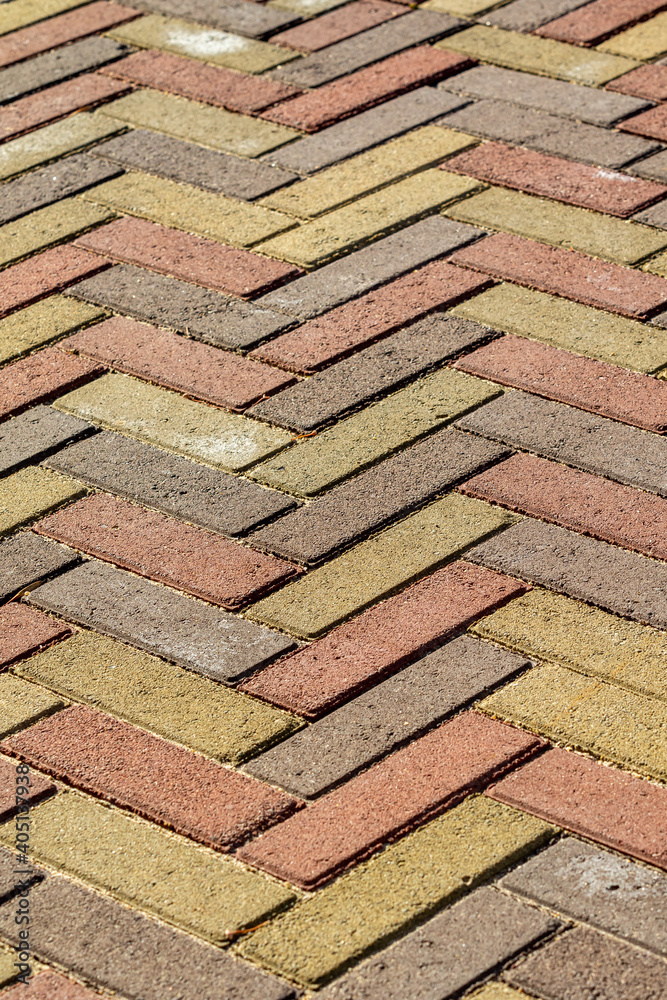 Decorative paving stones on the street, texture. Decorative paving stones on the street, texture.