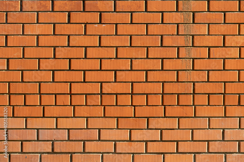 Red brick wall background, image.