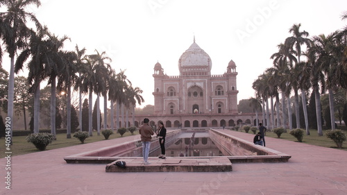New Delhi, India – Jan 10, 2021: Safdarjung's, a popular tourist spot, was built in 1754 in the memory of Safdarjung who was the Prime Minister of India during the reign of Ahmad Shah Bahadur. © Kaushik