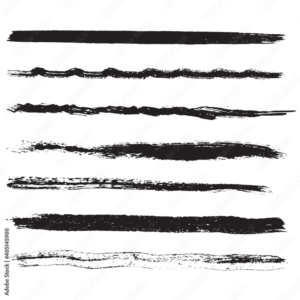 Stroke Brush Grunge Set 01 11 Stroke Brush Grunge Set 01 11