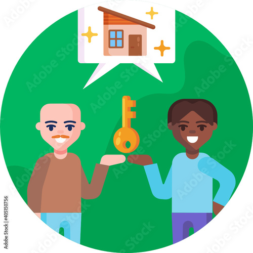 Moving home icons. Moving company. Relocation company. Vectors. 