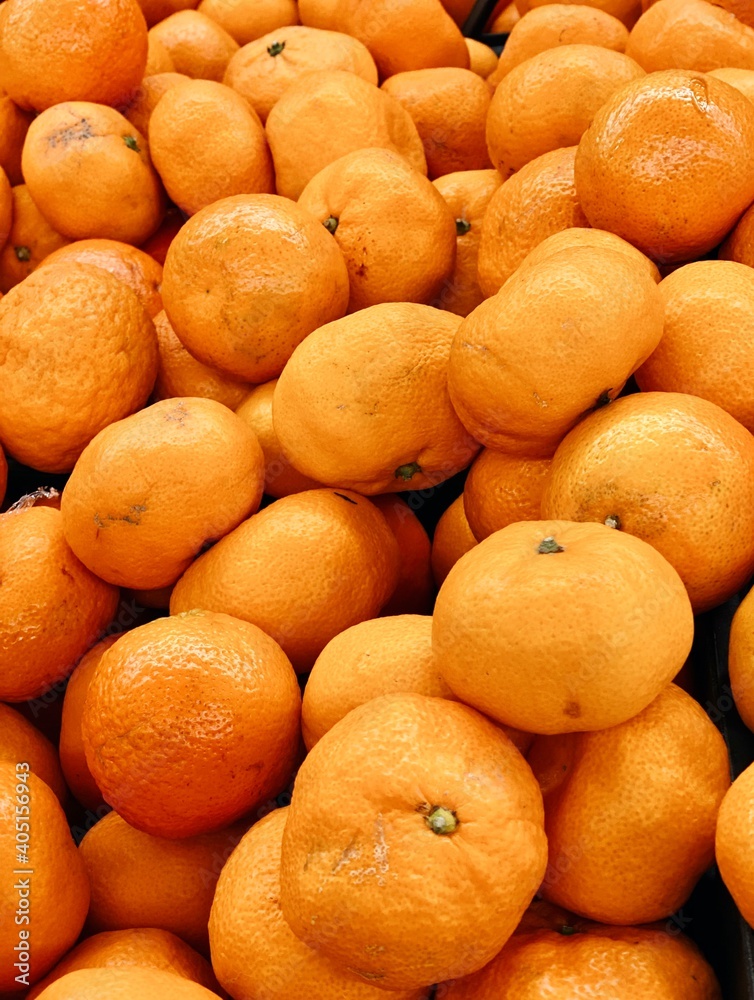 tangerines harvest for sale close up tangerines harvest for sale close up