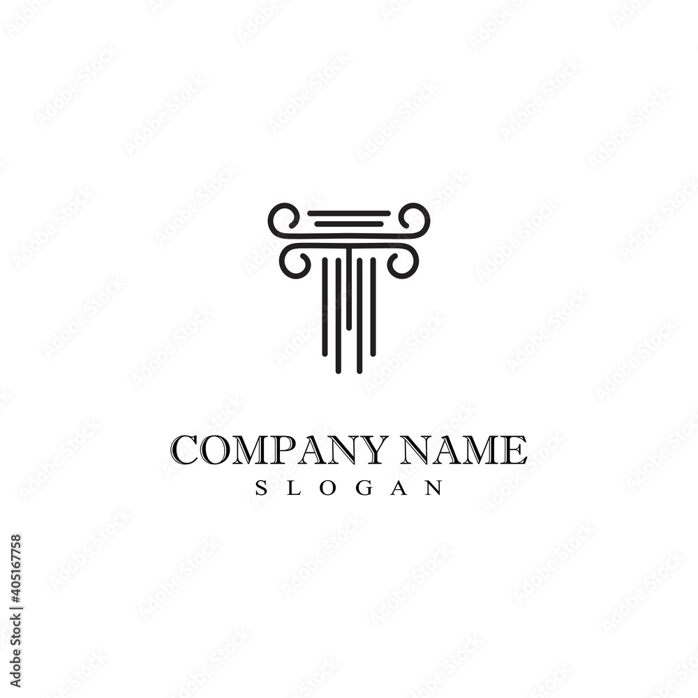 Column Logo Template vector symbol nature Column Logo Template vector symbol nature