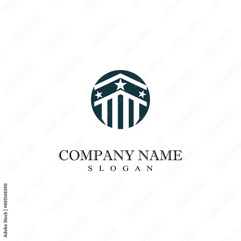 Column Logo Template vector symbol nature