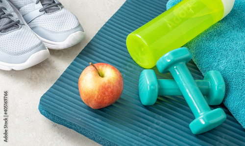 Sport and fitness equipment - Close up