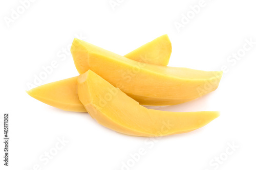 Pickled Mango isolated on white