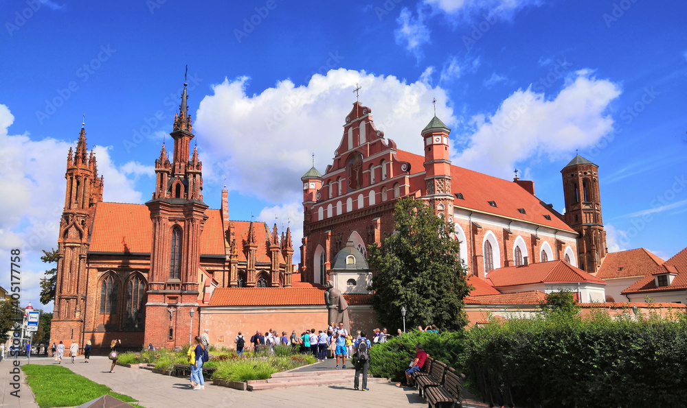 Obraz premium Church of St. Anne in Vilnius