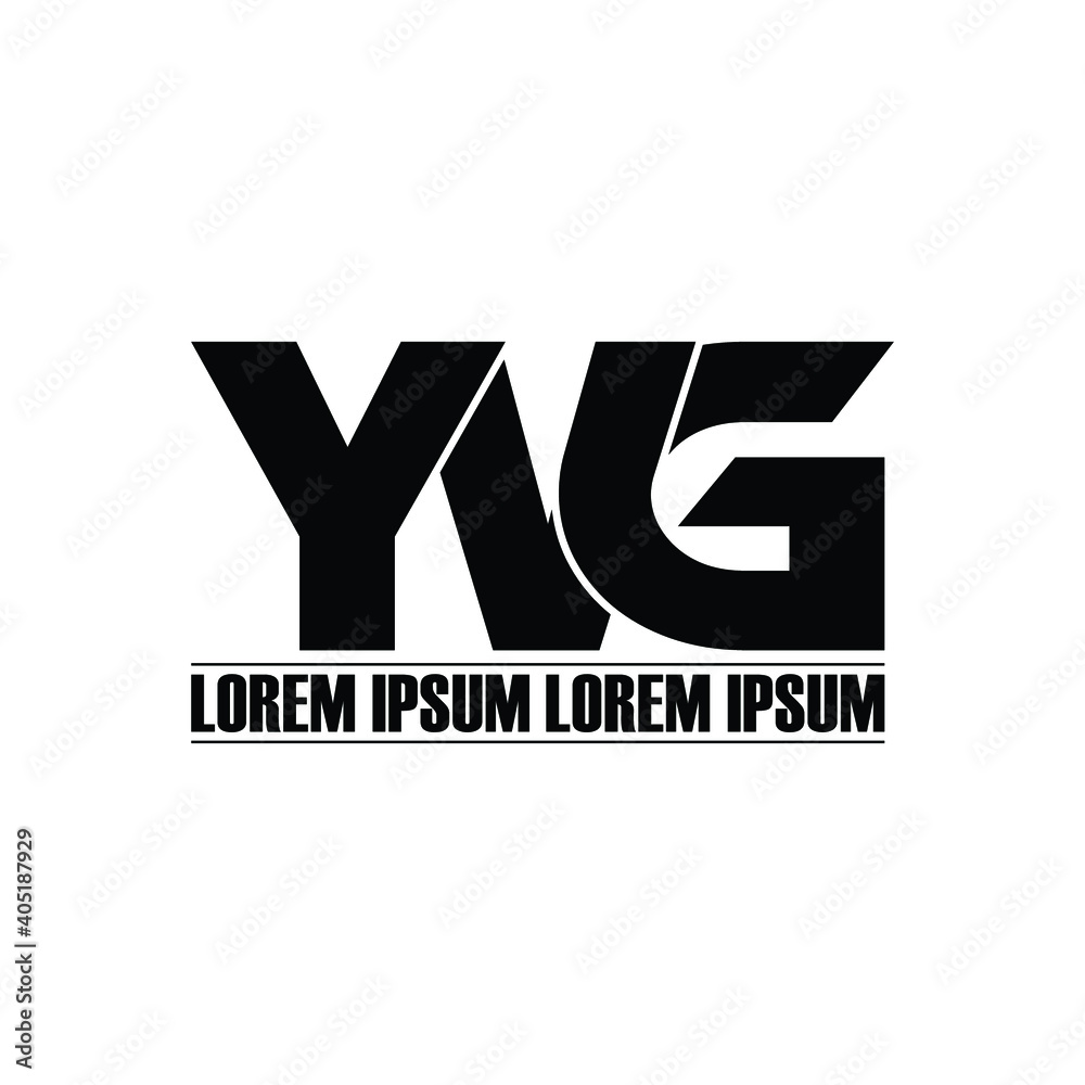 YVG letter monogram logo design vector YVG letter monogram logo design vector