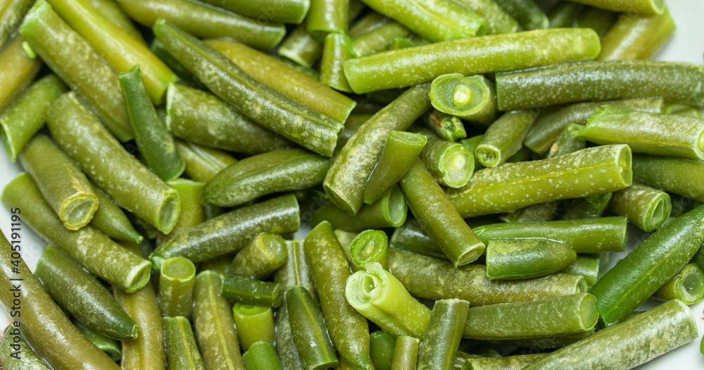 Green beans close up for food Green beans close up for food