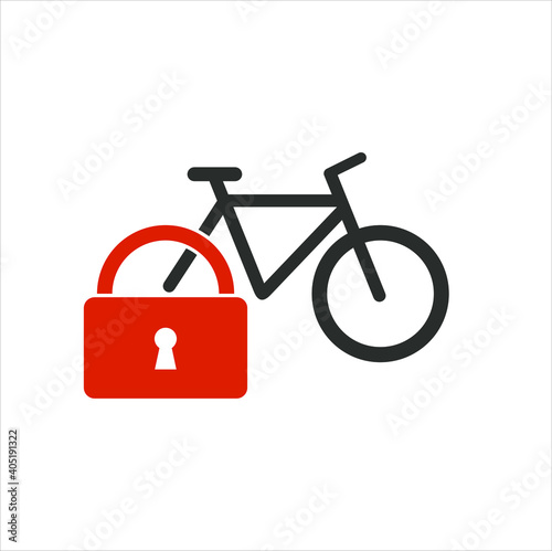bike lock icon.