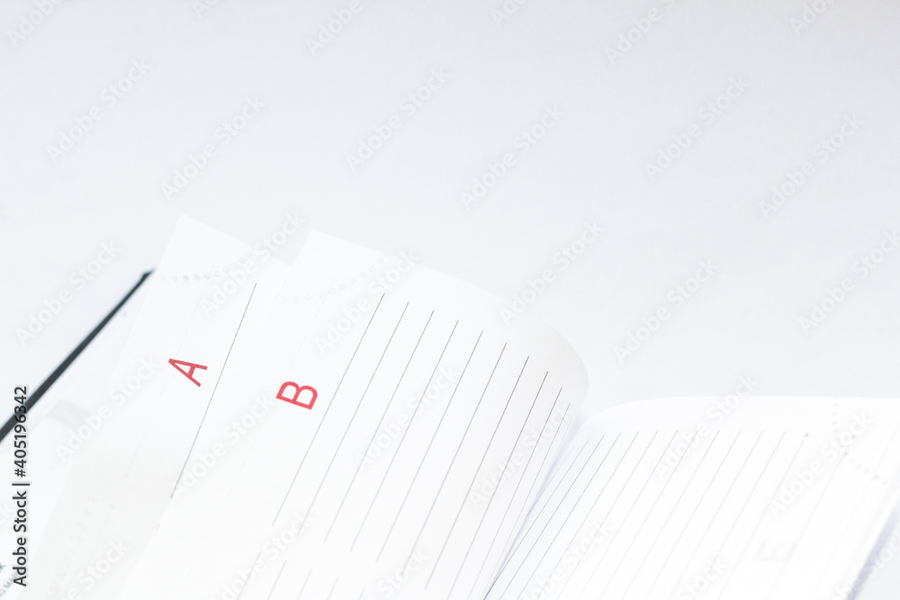 Notepad with pencil and office tools. BUSINESS and finance concept. Notepad with pencil and office tools. BUSINESS and finance concept.