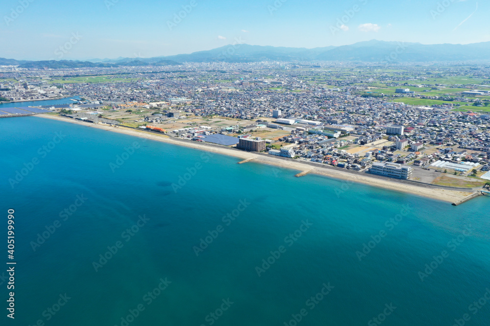 愛媛県伊予市　新川海岸の風景