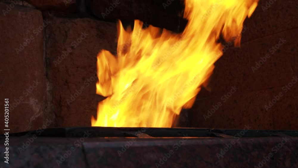 burning gas fire. monument in honor of the memory of those who died in the war. burning gas fire. monument in honor of the memory of those who died in the war.