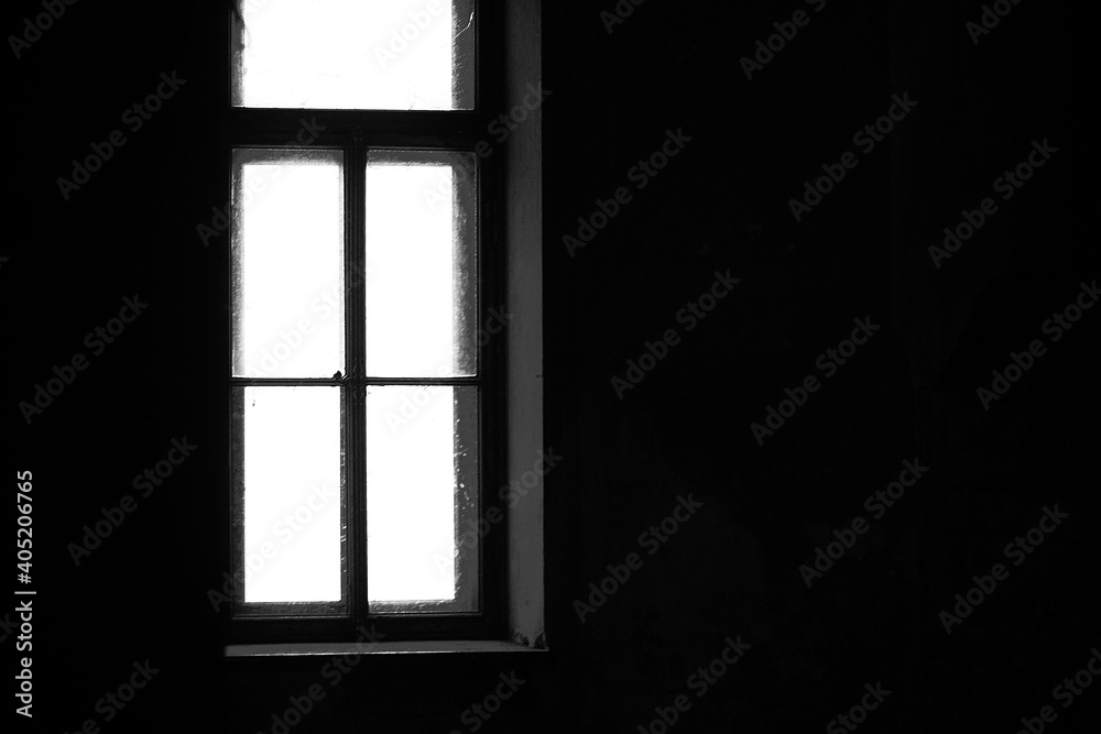 Fototapeta premium window in the dark