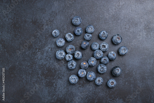 Fresh blueberry. Organic fruit berry of bilberry.