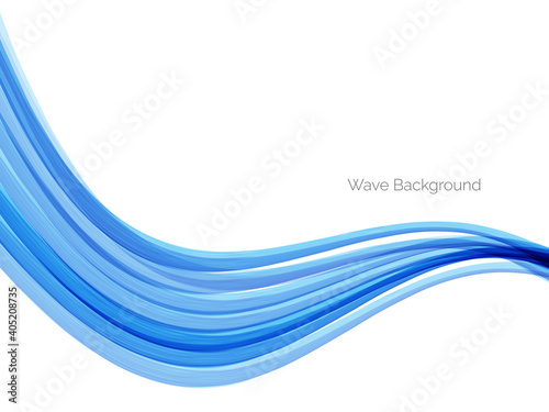 abstract blue modern flowing dynamic wave background