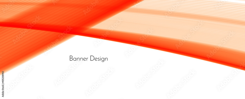 Abstract modern red wave banner vector background Abstract modern red wave banner vector background