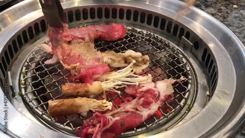Korean Style Barbecue Pork Grill