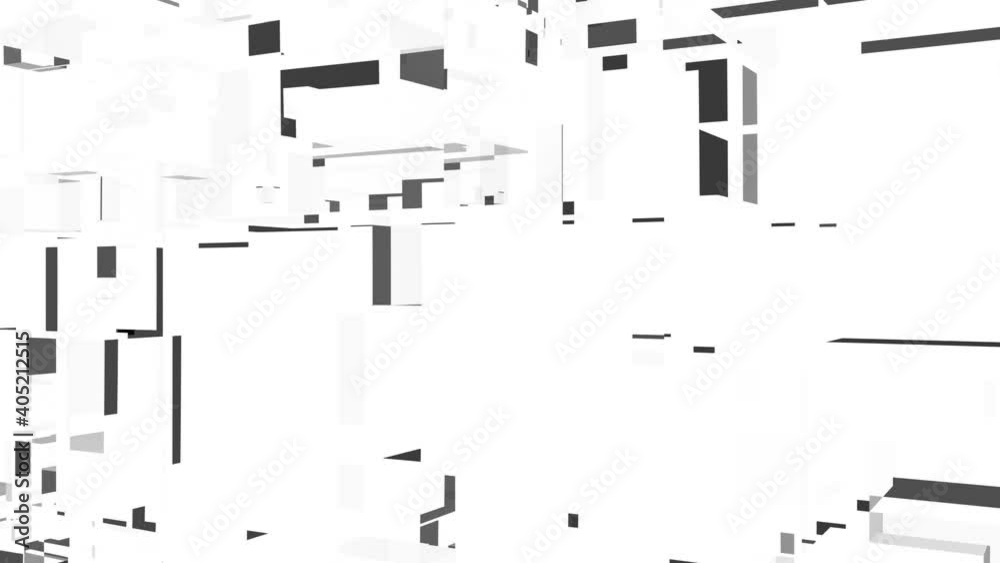 Geometric black and white splash. Minimalistic design. Seamless loop. Geometric black and white splash. Minimalistic design. Seamless loop.