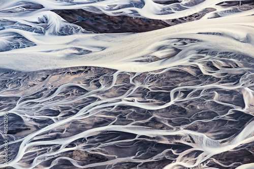 River from a glacier in Iceland
