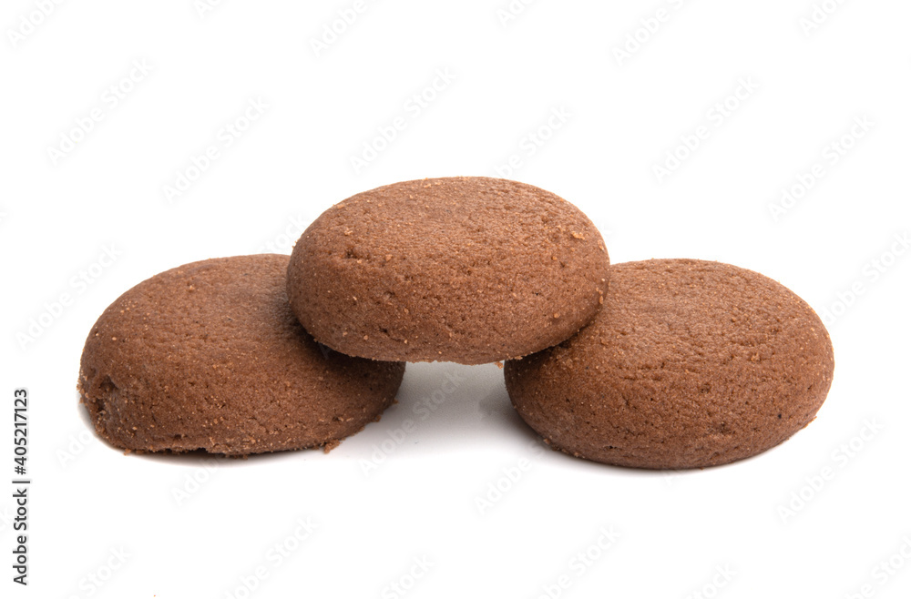 Chocolate chip cookies isolated Chocolate chip cookies isolated