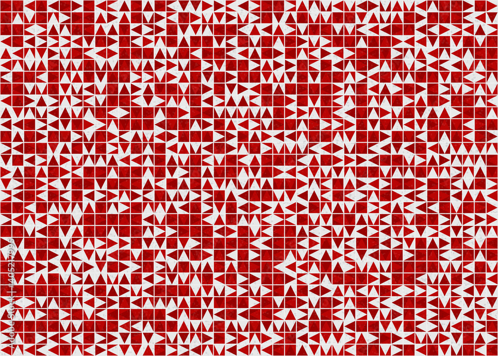 Abstract Geometric Pattern generative computational art illustration