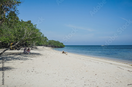 Fototapeta Naklejka Na Ścianę i Meble -  Tropical Bama Beach in Baluran Park