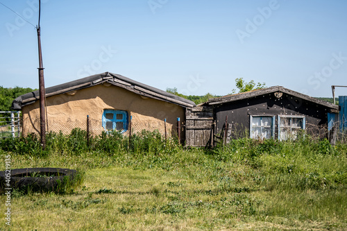 Wallpaper Mural very small houses for storing vegetables Torontodigital.ca