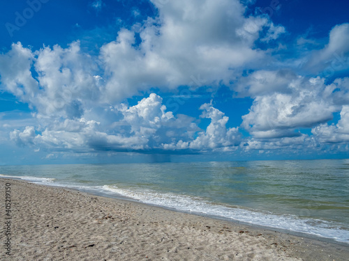 Blind Pass Beach on the Gulf of Mexico on Sanibel Island Florida photo