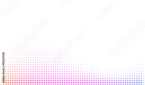 Pink halftone pop art background.