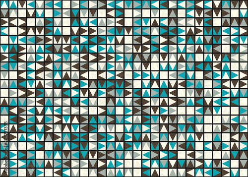 Abstract Geometric Pattern generative computational art illustration