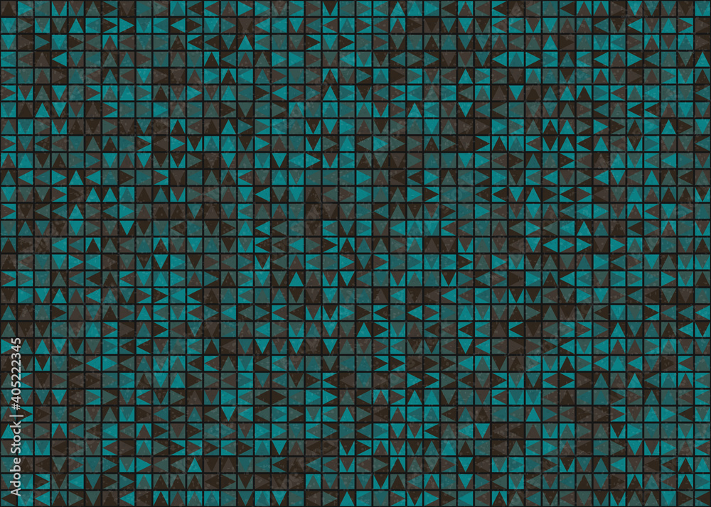 Fototapeta premium Abstract Geometric Pattern generative computational art illustration