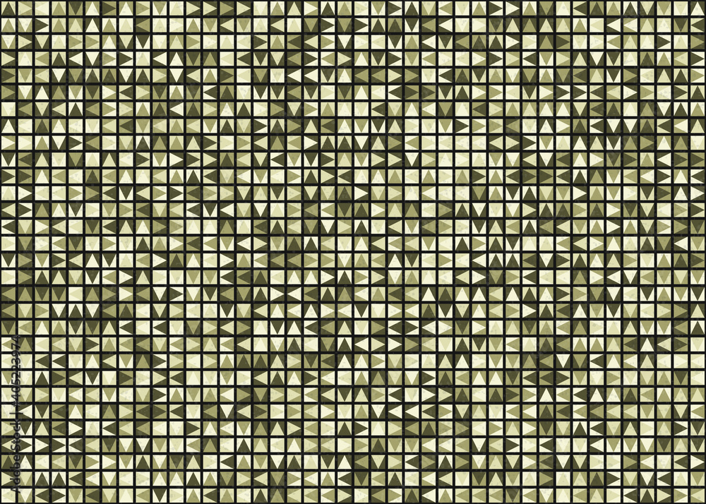 Abstract Geometric Pattern generative computational art illustration