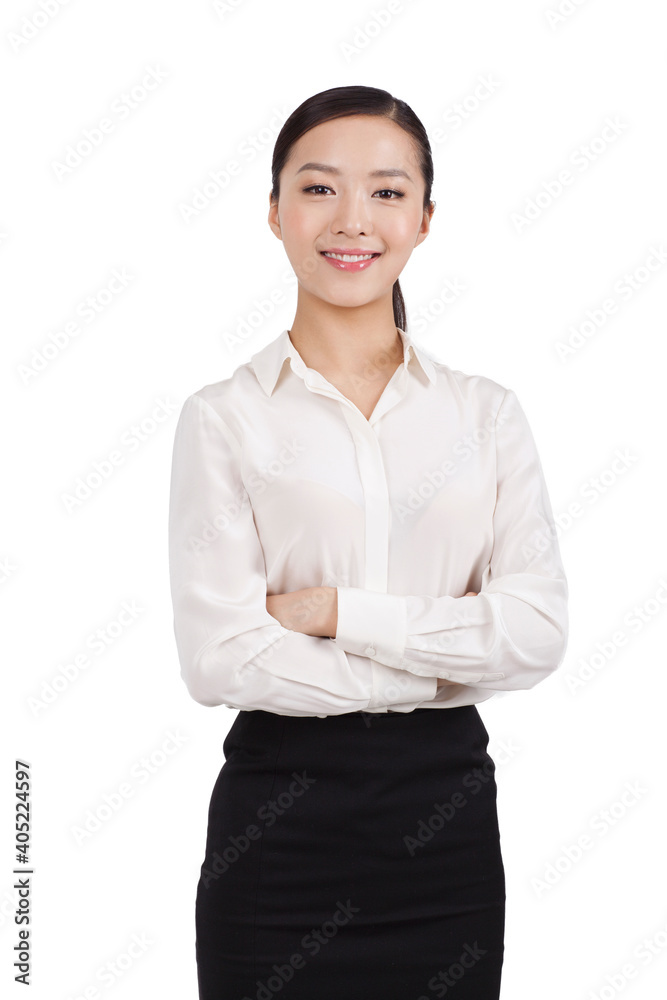 Portrait of a happy young business woman Portrait of a happy young business woman