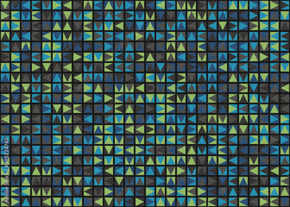 Fototapeta premium Abstract Geometric Pattern generative computational art illustration